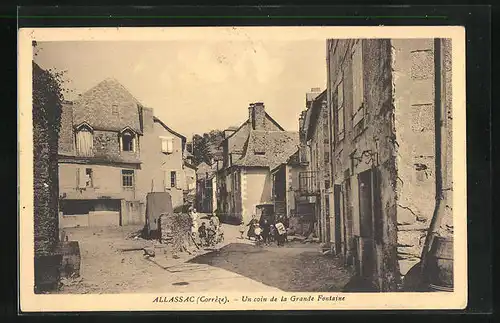 AK Allassac, un coin de la Grande Fontaine