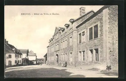 AK Neuvic, Hotel de Ville et Écoles