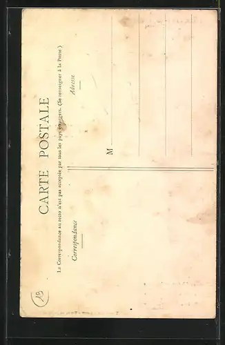 AK Tulle, Obsèques du Sergent Lovy 1904, Le Cortège entrant à l`Eglise St-Jean-Baptiste, Charles Lovy