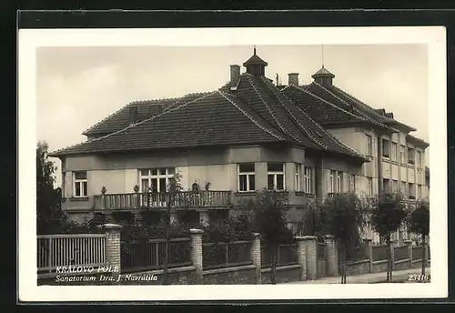 AK Brünn / Brno-Kralovo Pole, Sanatorium Dra. J. Navratila