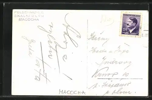AK Macocha, Felsenmühle / Skalní Mlýn