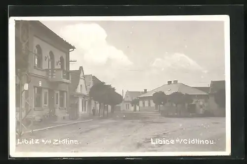 AK Libitz, auf dem Hauptplatz im Ort