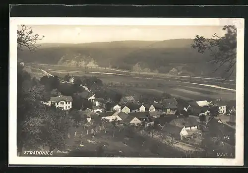 Künstler-AK Strádonice, Panorama