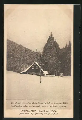 AK Harrachsdorf, Haus am Wald