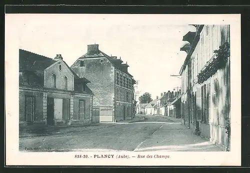 AK Plancy, Rue des Champs