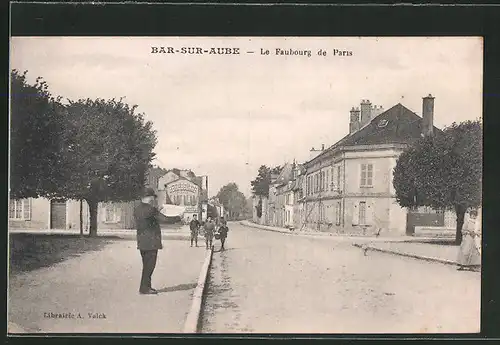 AK Bar-sur-Aube, Le Faubourg de Paris