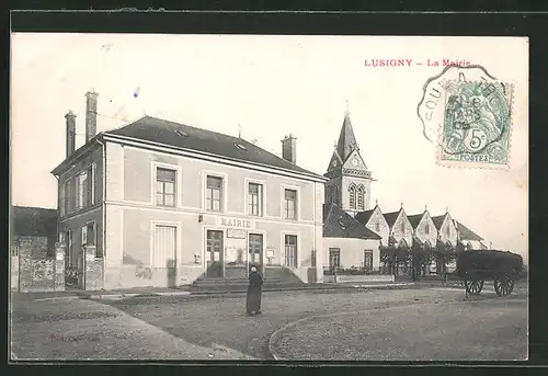 AK Lusigny, La Mairie