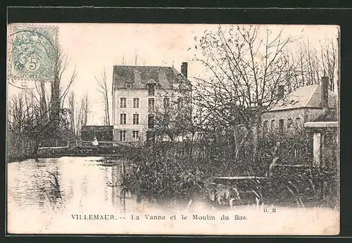 AK Villemaur, La Vanne et le Moulin du Bas