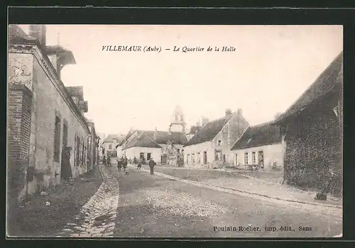 AK Villemaur, Le Quartier de la Halle