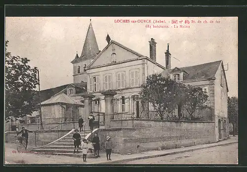 AK Loches-sur-Ource, La Mairie