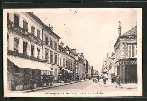 AK Romilly-sur-Seine, Rue de la Boule-d`Or