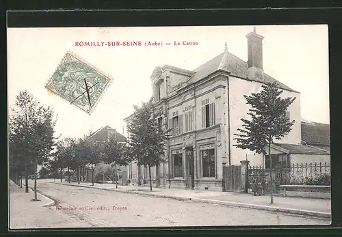 AK Romilly-sur-Seine, Le Casino