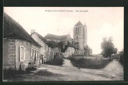 AK Romilly-sur-Seine, Rue principale