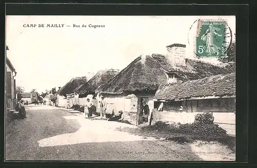 AK Mailly-le-Camp, Rue du Cugneur