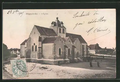 AK Origny-le-Sec, l'Église