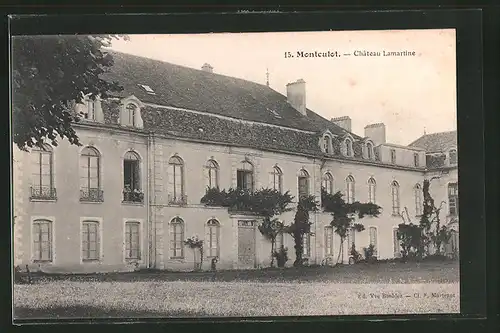 AK Montculot, Château Lamartine