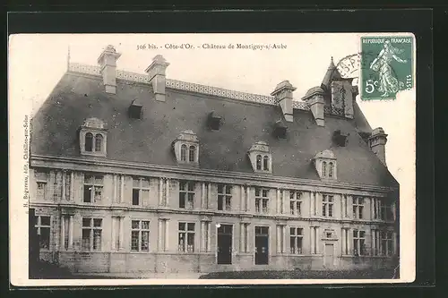 AK Montigny-sur-Aube, Château