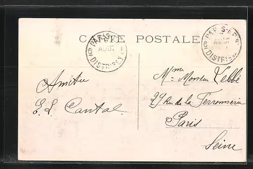 AK Montigny-sur-Aube, Vue Générale prise du four a Chaux