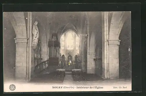 AK Nolay, Intérieur de l`Église