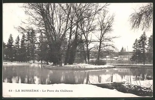 AK La Bussière-sur-Ouche, Le Parc du Château