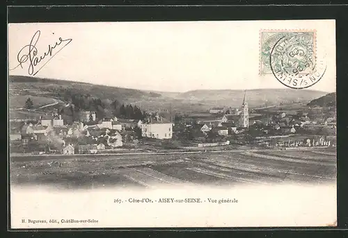 AK Aisey-sur-Seine, Vue générale