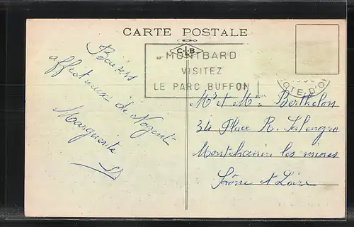 AK Nogent-les-Montbard, Quartier de l`Eglise