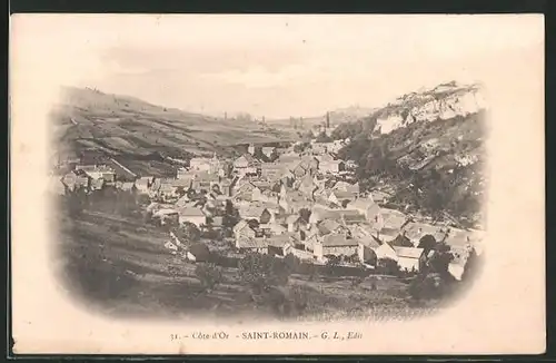 AK Saint-Romain, Vue Panoramique