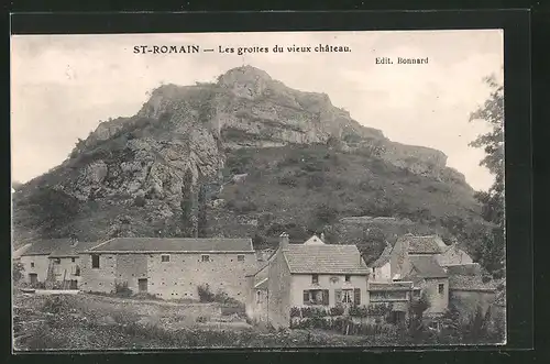 AK Saint-Romain, les grottes du vieux Chateau