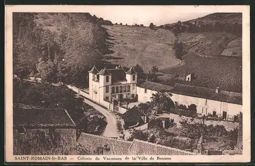 AK Saint-Romain-le-Bas, Colonie de Vacances de la Ville de Beaune