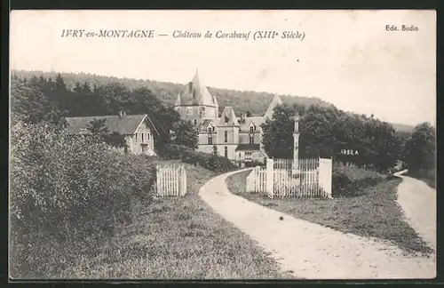 AK Ivry-en-Montagne, Chateau de Coraboeuf