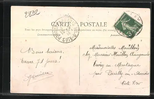 AK Nolay, Monument Lazare Carnot