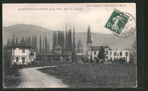 AK Santenay-les-Bains, Allée des Sources