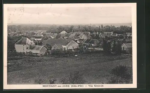 AK Montigny-sur-Aube, Vue générale
