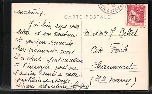 AK Montigny-sur-Aube, Vue générale