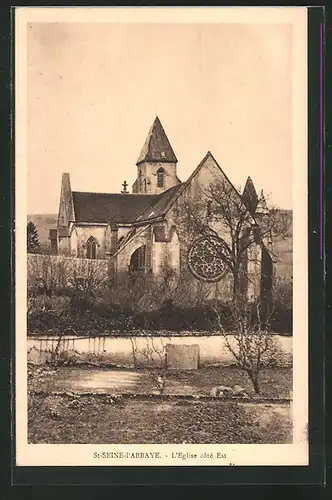 AK St-Seine-l`Abbaye, L`Eglise coté Est