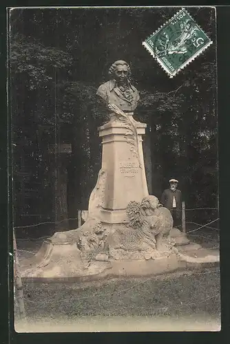 AK Montbard, La Statue de Daubenton