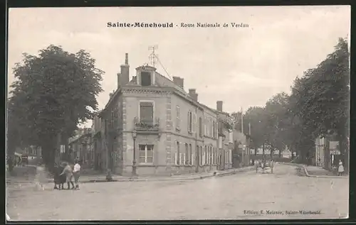 AK Sainte-Menehould, Route Nationale de Verdun