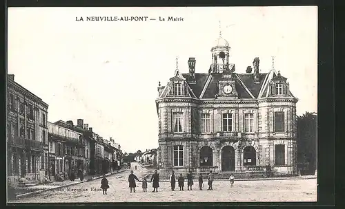 AK La Neuville-au-Pont, La Mairie