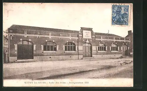 AK Witry les Reims, Salle des Fetes