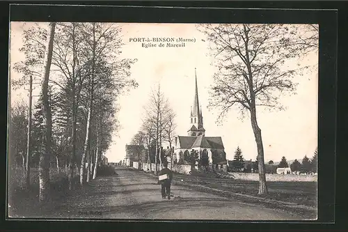 AK Port-à-Binson, Église de Mareuil