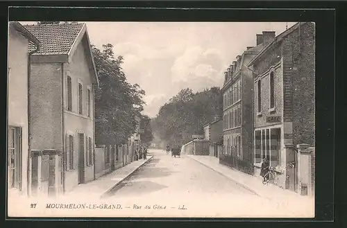 AK Mourmelon-Le-Grand, Rue du Génie