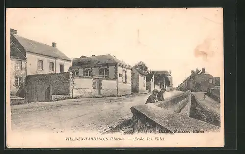 AK Ville-en-Tardenois, Ecole des Filles