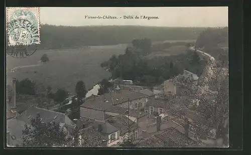 AK Vienne-le-Château, Défilé de l`Argonne