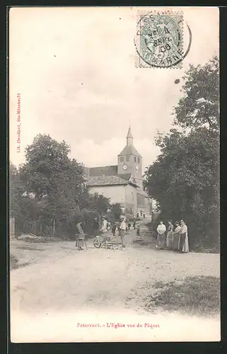 AK Passavant, L`Eglise vue du Pâguis