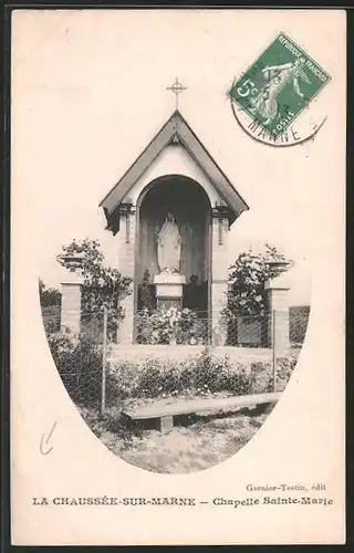 AK La Chaussée-sur-Marne, Chapelle Sainte-Marie