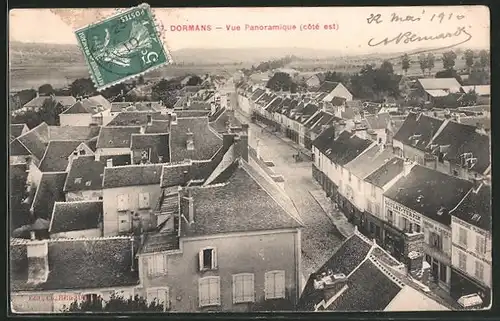 AK Dormans, Vue Panoramique, côté est