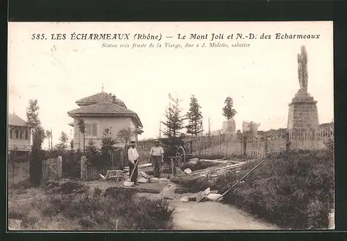 AK Les Écharmeaux, Le Mont Joli et N.-D.