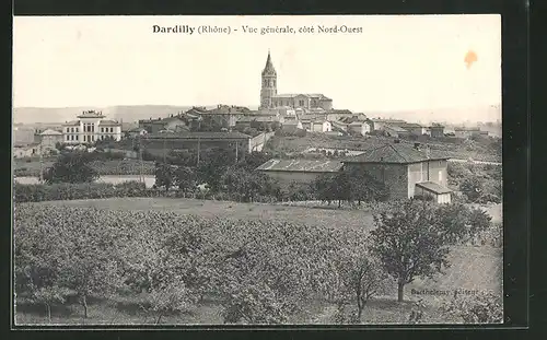 AK Dardilly, Vue générale, coté Nord-Ouest