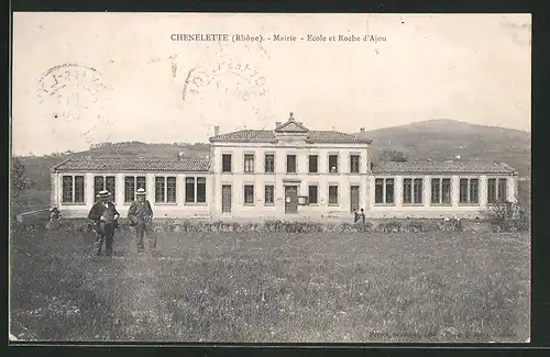AK Chenelette, Mairie, Ecole et Roche d`Ajou