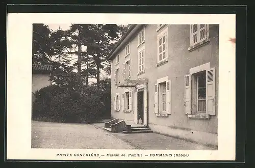 AK Pommiers, Petite Gonthière, Maison de Famille